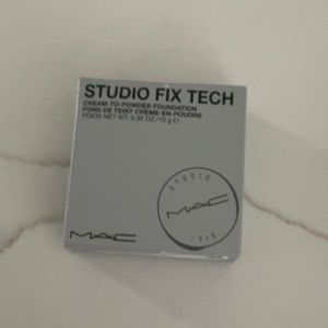 Mac Studio fix tech cream to powder foundation in shade NC55
